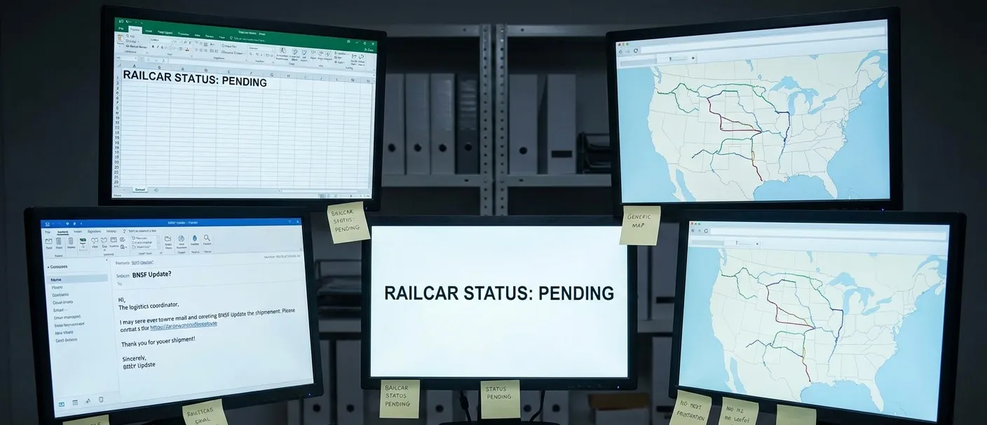 Railcar shipment tracking status
