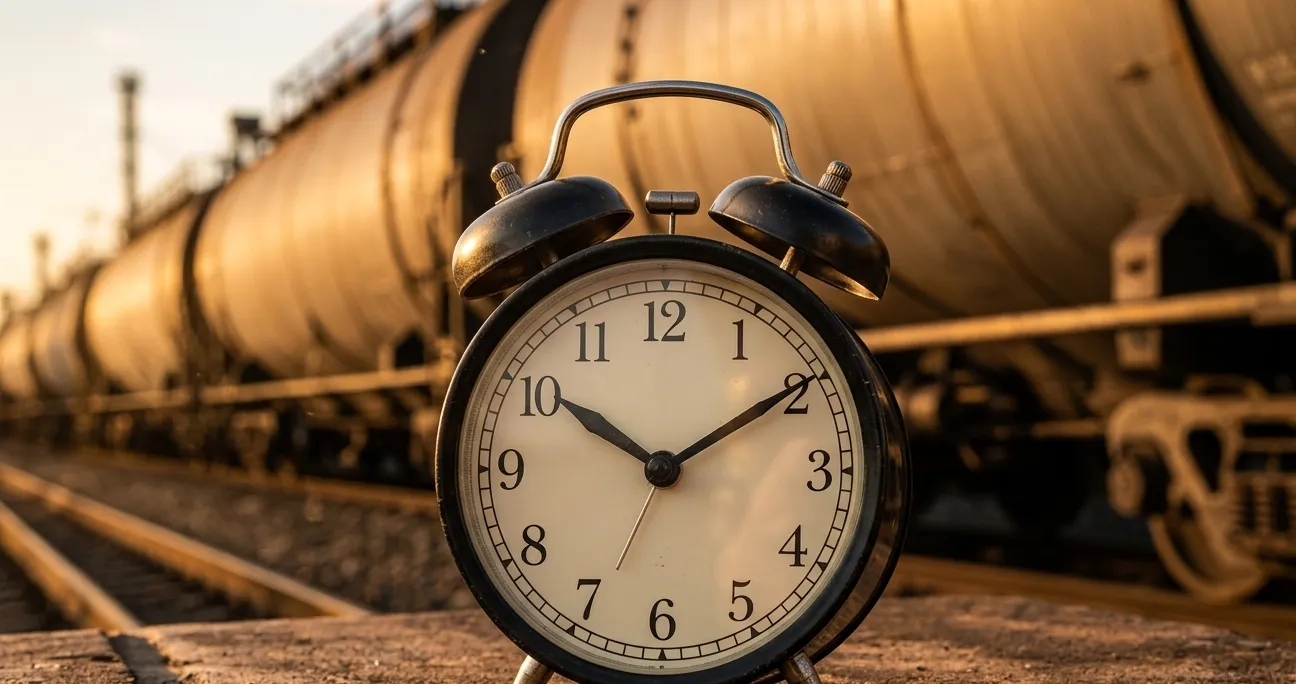 Railcar delivery schedule and timing