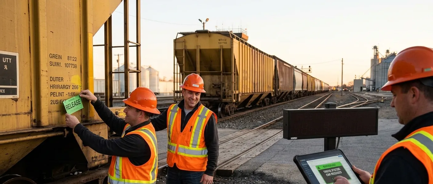 Railcar release and demurrage prevention